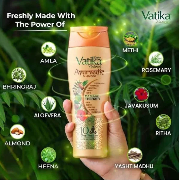 Dabur Vatika Naturals Ayurvedic Shampoo
