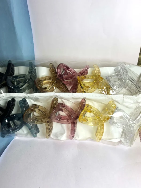 Trending Design Hair Clature – Multiple Color Options – Set Of 6 (₹8.10 per pcs)