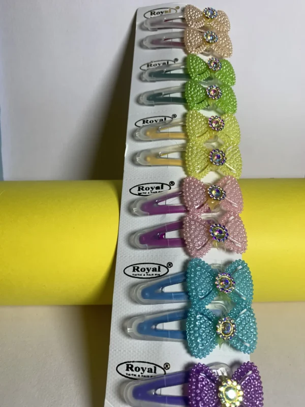 Stylish Hair Clips for Girls & Women – Set Of 6(₹4 per pcs)