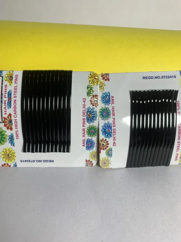 Metal Regular Hair Clips Black – Pack Of 12 at Rs. 8 (₹1.50 per pcs)