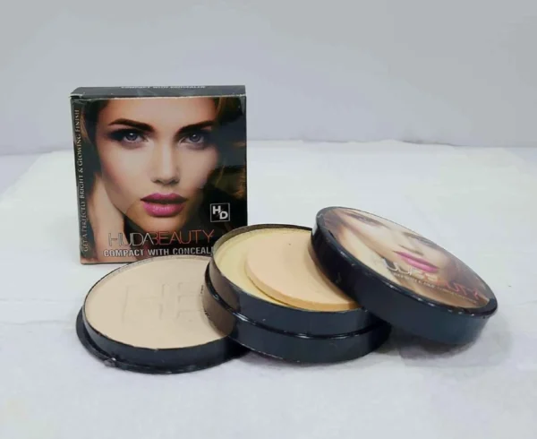 Hudda Beauty HD Compact Powder – High Definition, Matte Finish & Long-Lasting Oil Control