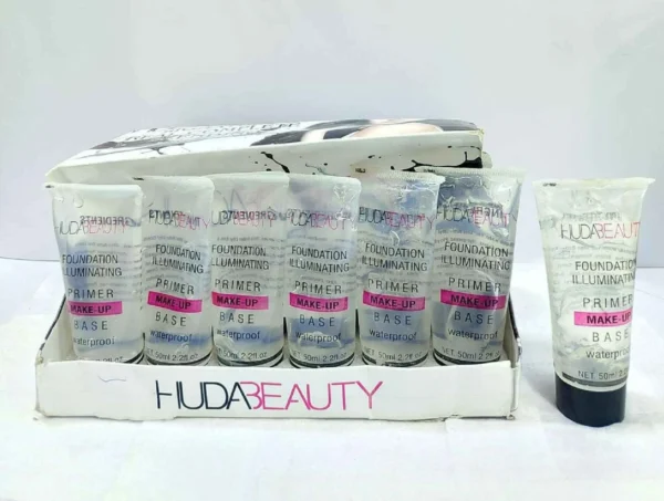 Hudda Beauty Foundation Illuminating Primer – Waterproof, Radiance Boost & Smooth Base for All Skin Types