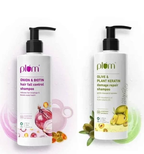 Plum Hair Fall Control Shampoo – Strengthening Formula for Healthy & Strong Hair