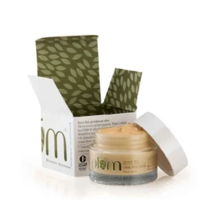 Plum Green Tea Clear Face Mask