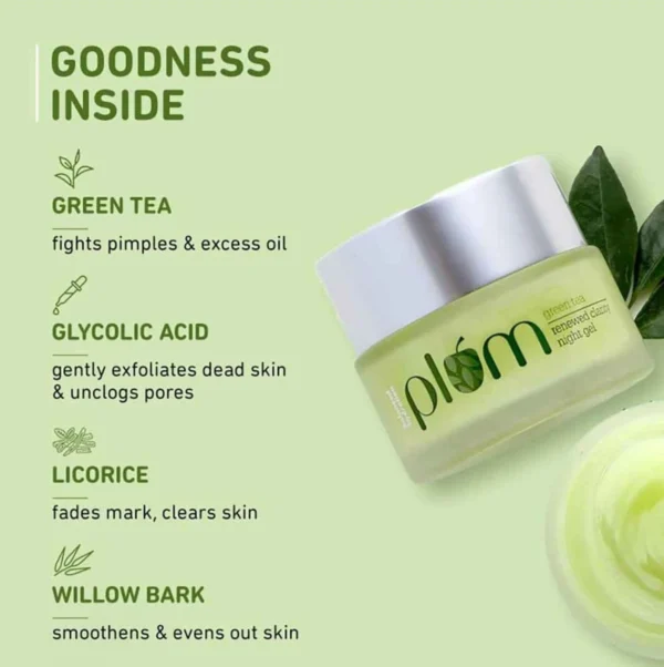 Plum Green Tea Clarity Night Gel