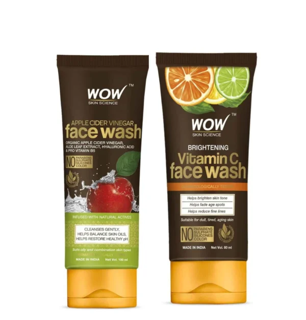WOW Skin Science Apple Cider Vinegar & Vitamin C Face Wash