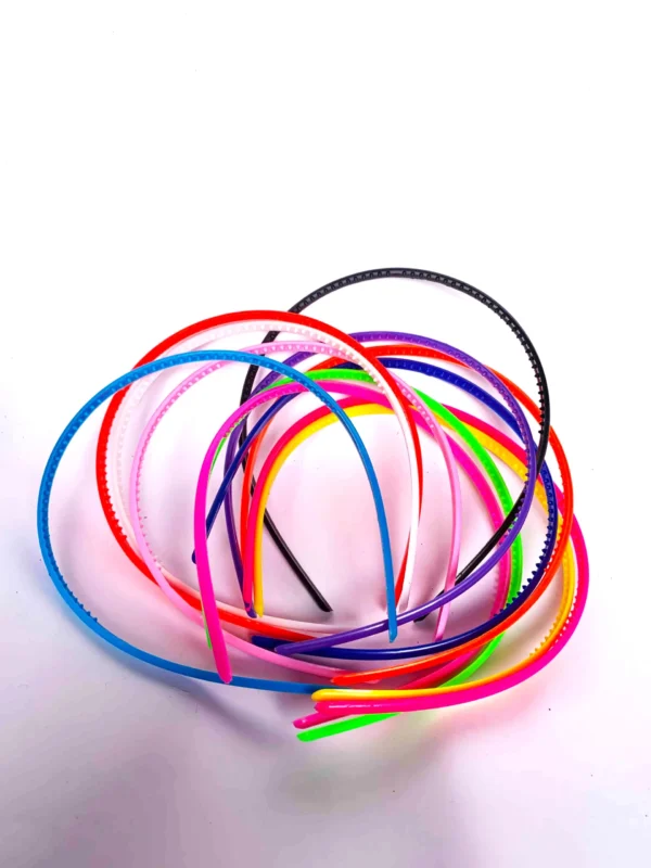 Simple Hair Band – Soft Stretchable Daily Use Design – Set of 12 (₹3 per Piece)