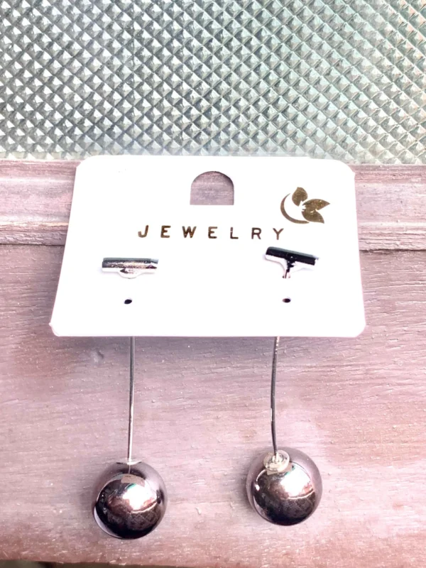Fancy Long Silver Earrings – Trending Stylish Design for Women