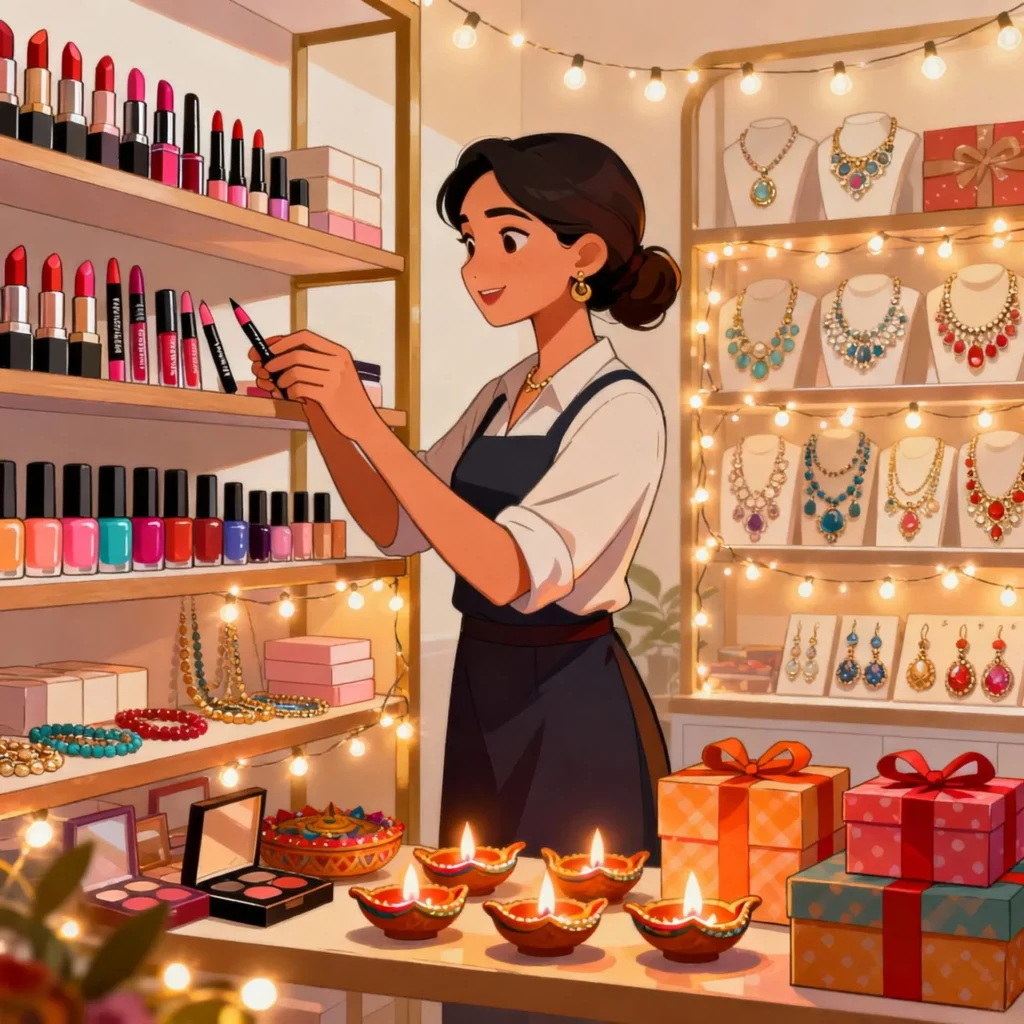 Best Selling Cosmetics & Artificial Jewellery for Diwali 2026: Shopkeepers ke Liye Must-Stock Wholesale Items 4 Diwali 2025 Shopkeeper Wholesale Stock