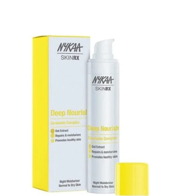Nykaa SKINRX Deep Nourish Moisturizer with Ceramides & SPF 15 – For Normal to Dry Skin