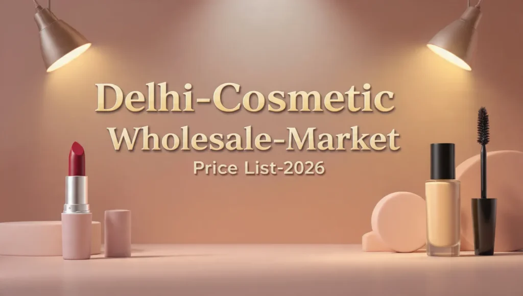 Delhi Cosmetic Wholesale Market Price List 2026 – Real Rates & Wholesale Guide
